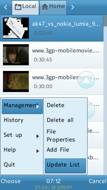 Uc Player, aplikasi pemutar video untuk symbian Uc Player, aplikasi pemutar video untuk symbian